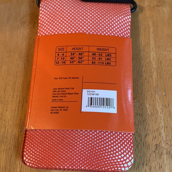 Trick or Treat tights size 7-10 new - Picture 4 of 5